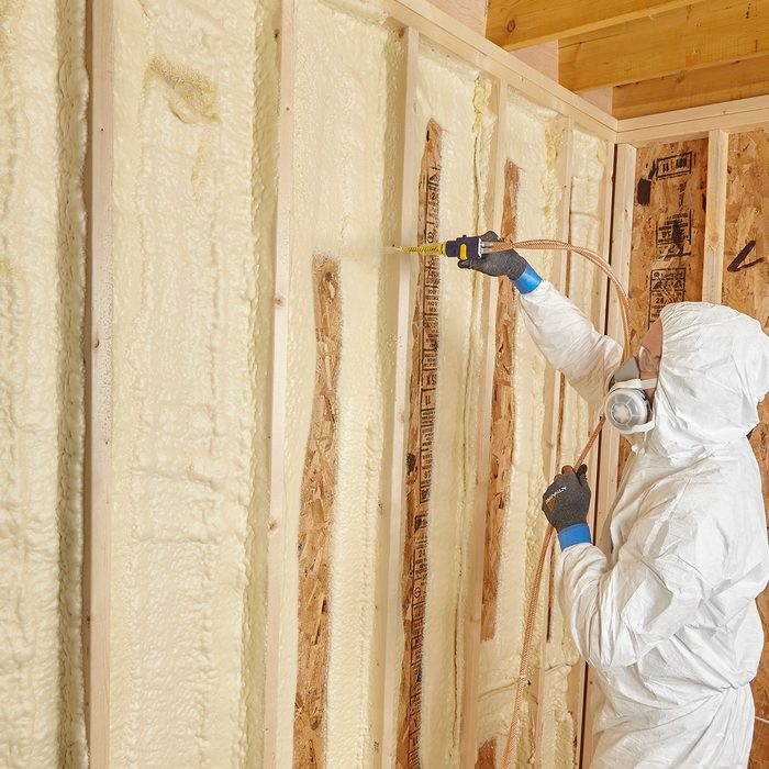 Spraying two inch lifts | Construction Pro Tips