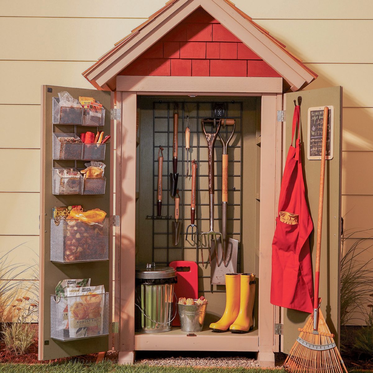 DIY Garden Closet Storage Project