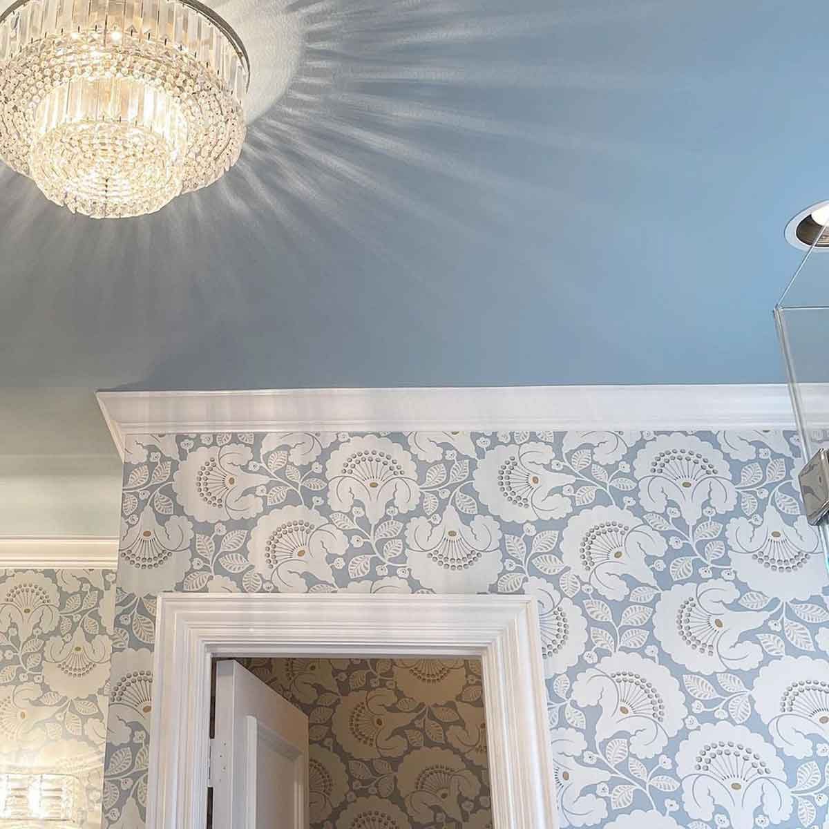 blue ceiling paint