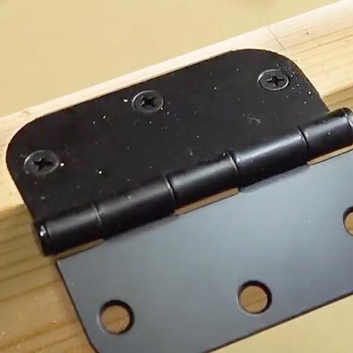 How to Recess Hinges on a Door