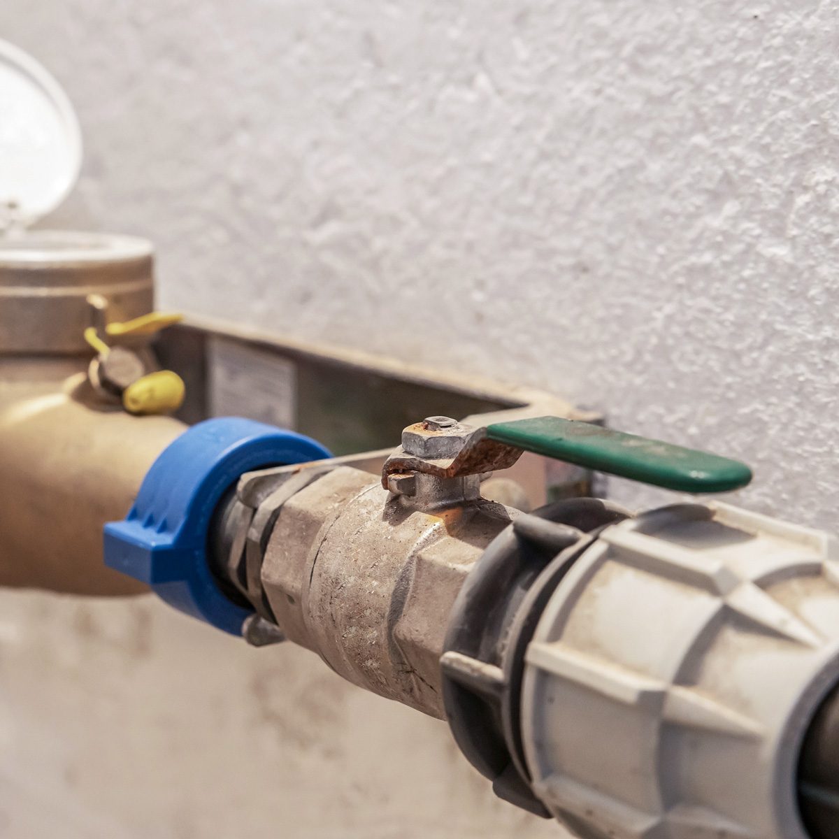 water shutoff valve