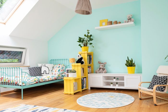 Child's room in attic