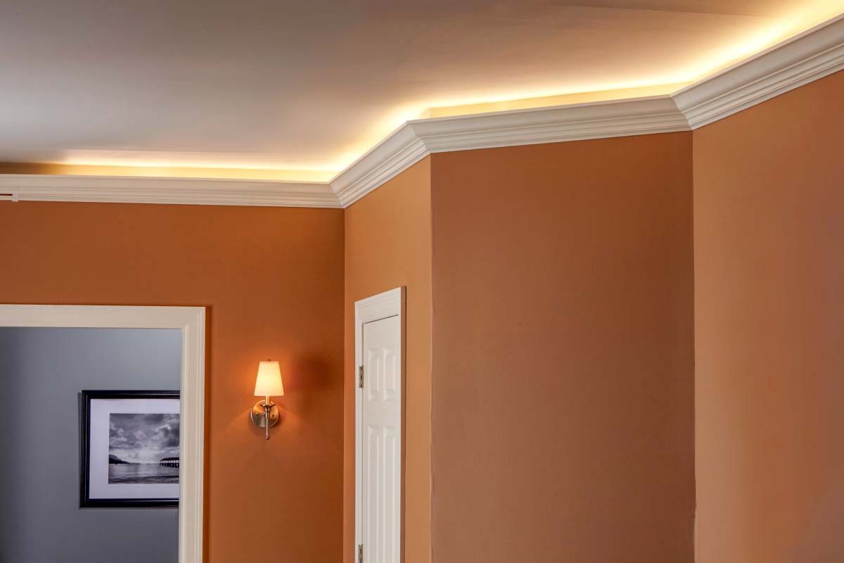 How To Install Elegant Cove Lighting From Crown Molding